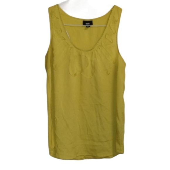 Yellow Chiffon Top 💛 - Picture 1 of 5
